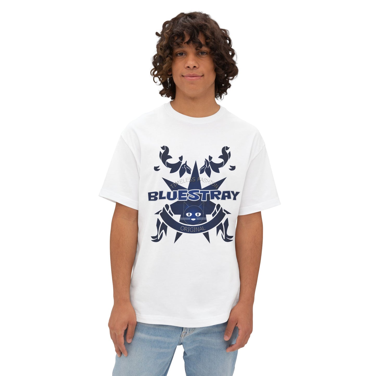 Bluestray Crab Graphic Tee — Oversized Boxy T‑Shirt