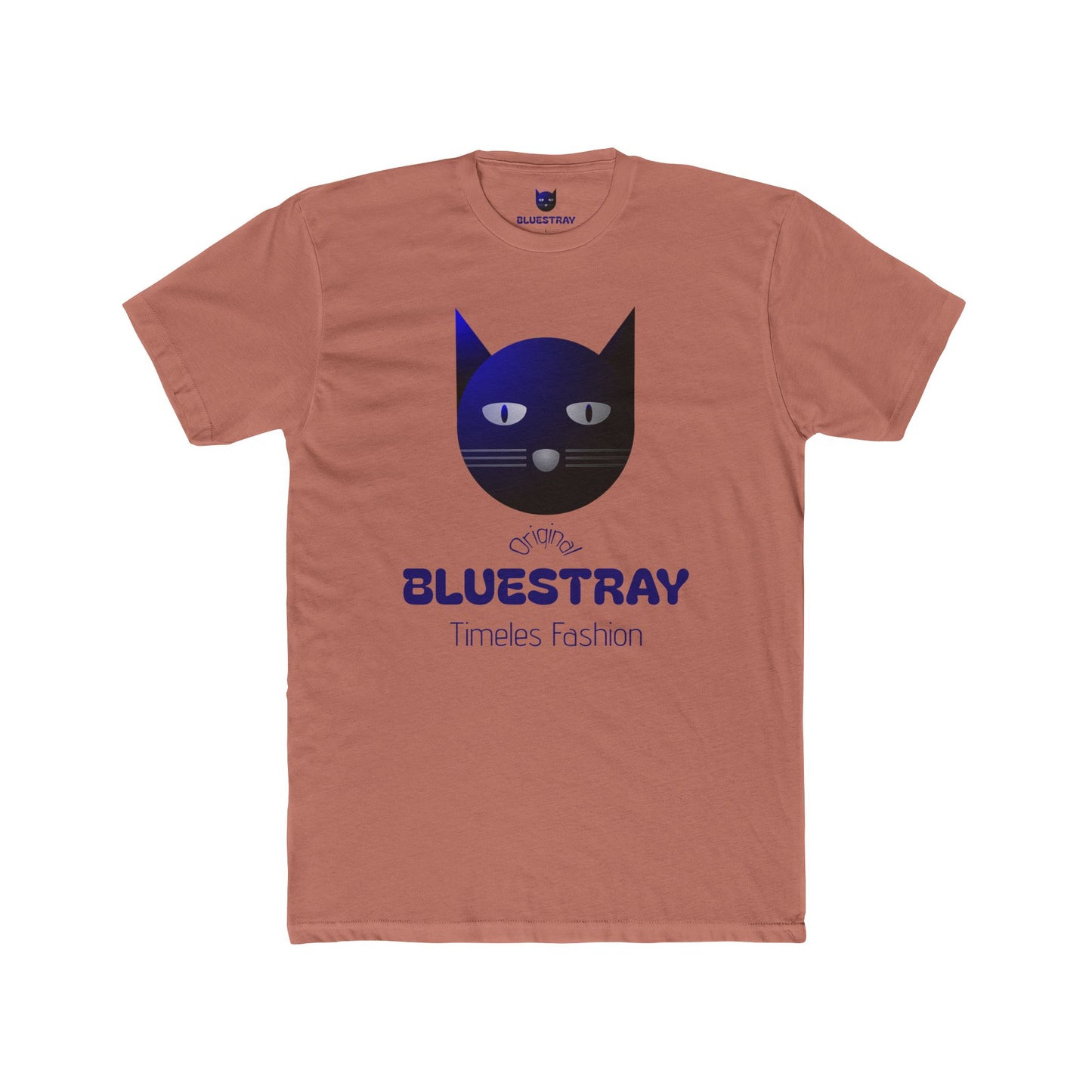 Bluestray Cat Graphic Tee — Timeless Fashion Cotton T‑Shirt