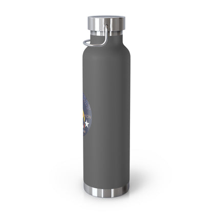 22oz Copper Bluestray Vacuum Bottle — Retro Campfire Logo Insulated Water Bottle