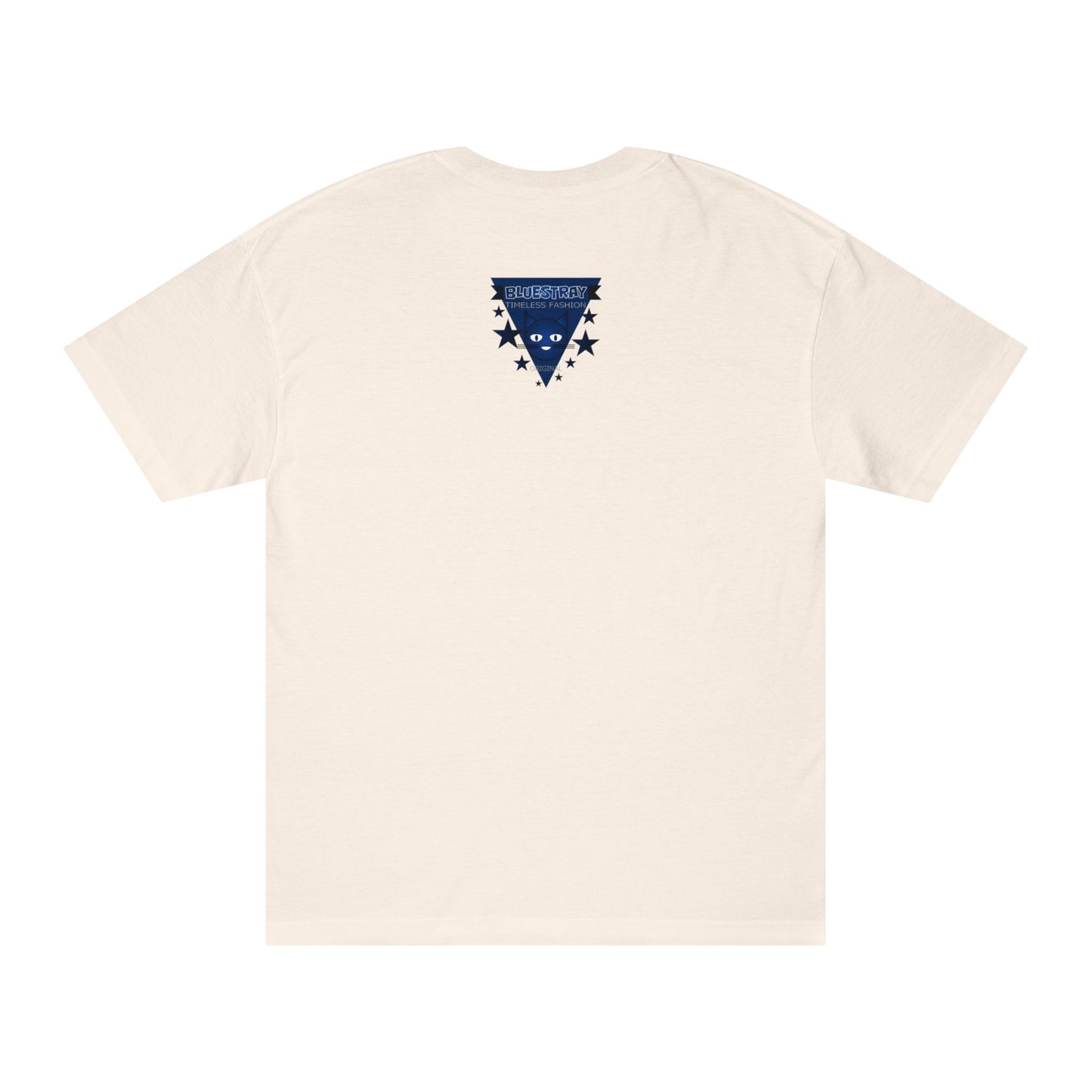 Bluestray Timeless Fashion Tee — Vintage Cat Triangle Logo T‑Shirt