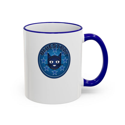 Bluestray Celtic Compass Accent Rim Mug — 11oz & 15oz Rustic Nautical Coffee Cup