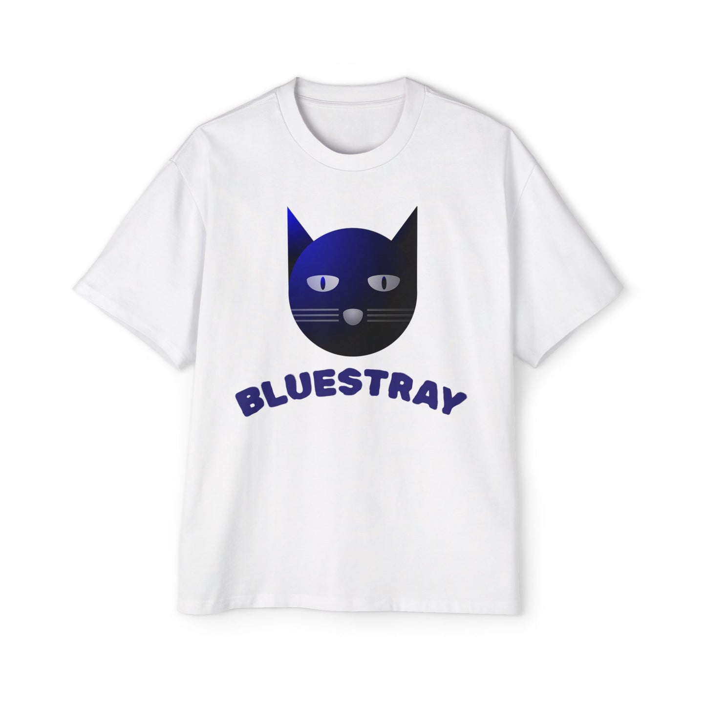 Bluestray Cat Tee — Graphic Men's Oversized T-Shirt