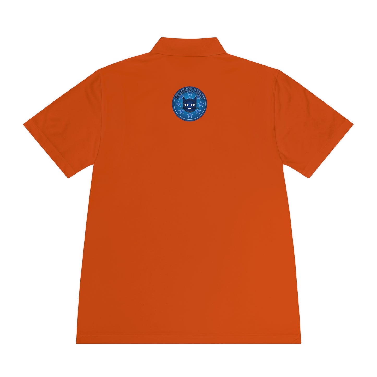 Men's Polo Shirt — Bluestray Galaxy Cat Logo Athletic Golf Shirt