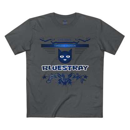Bluestray Graphic Tee — Retro Cat Logo T-Shirt