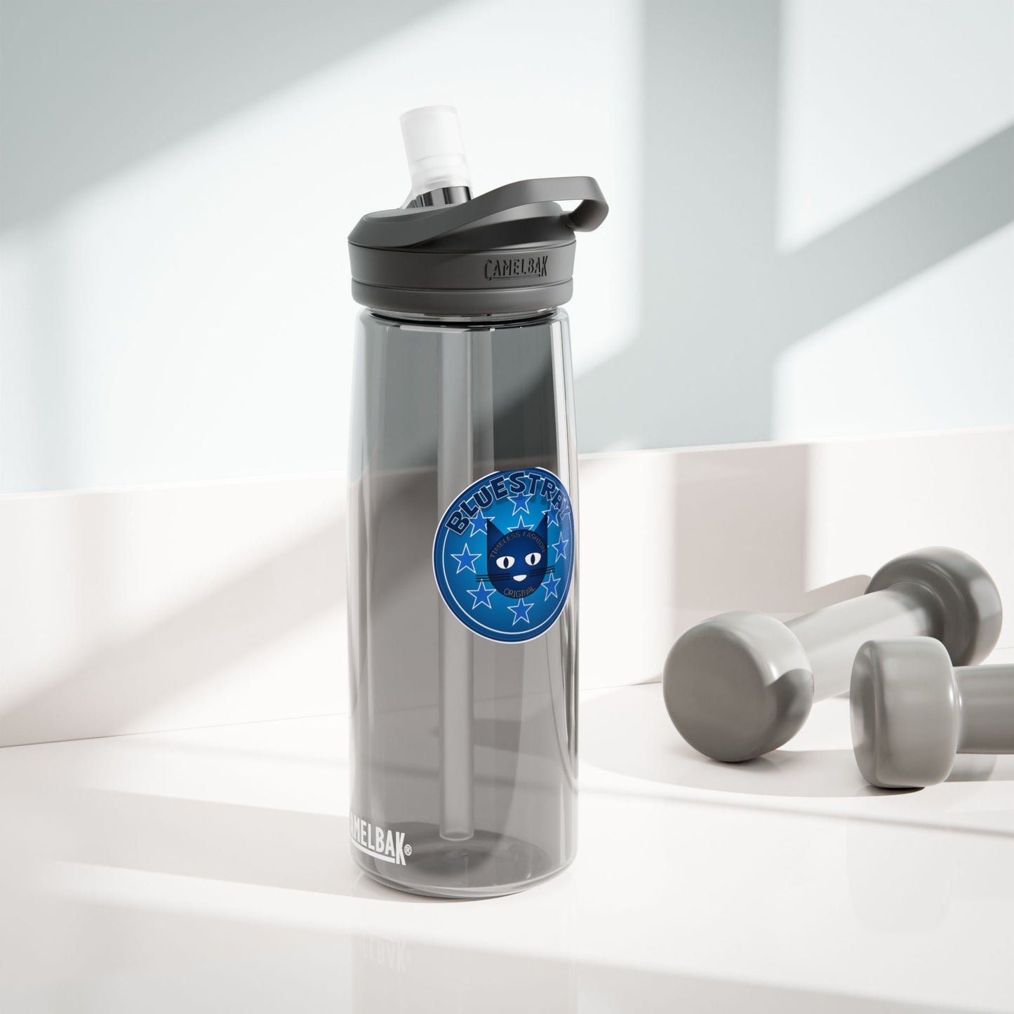 Bluestray Cat Logo Water Bottle — CamelBak Eddy 20/25oz