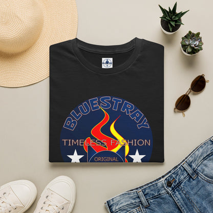 T-Shirt — Bluestary Timeless Fashion Graphic Tee (Flame Logo)