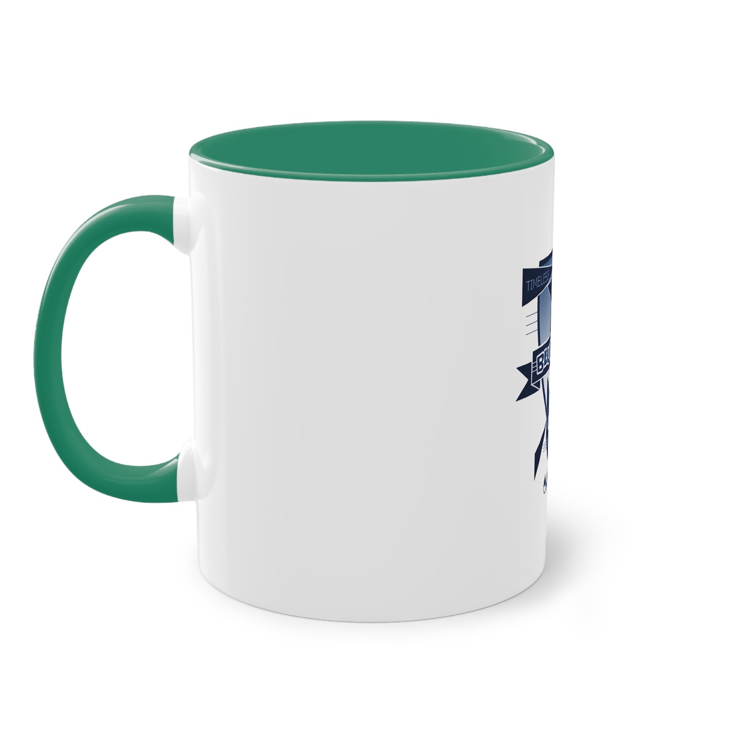 Bluestray Cat Crest Coffee Mug — Two-Tone 11oz