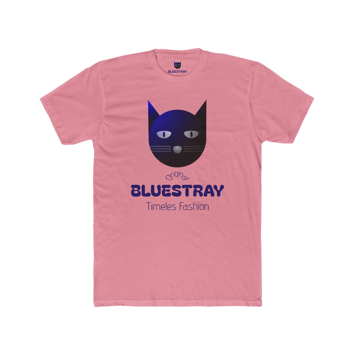 Bluestray Cat Graphic Tee — Timeless Fashion Cotton T‑Shirt