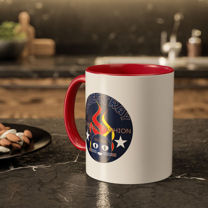 Bluestray Cat Logo Mug — Colorful 11oz/15oz Ceramic Coffee Cup