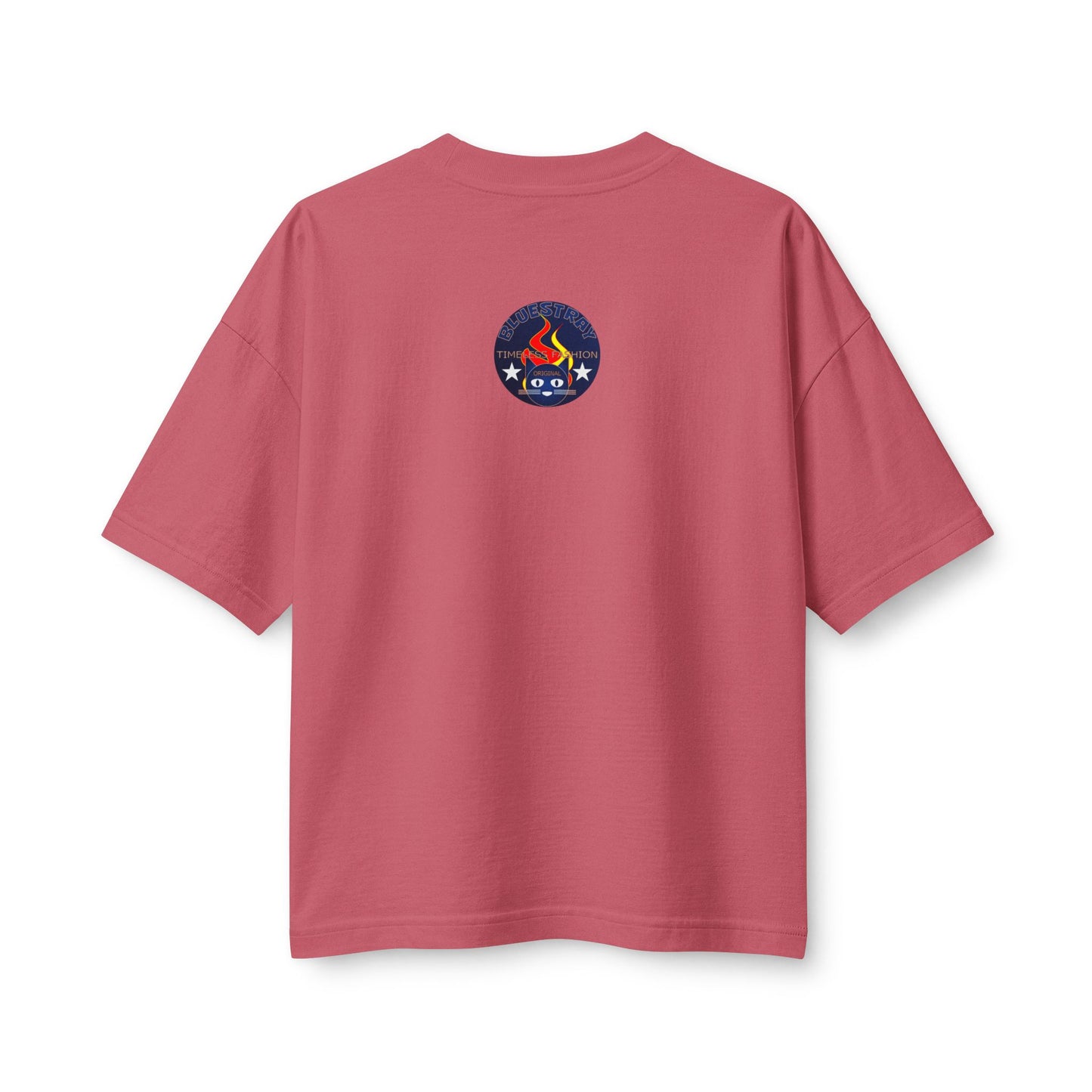 Bluestray Flame Mascot T-Shirt — Retro Campfire Logo Tee