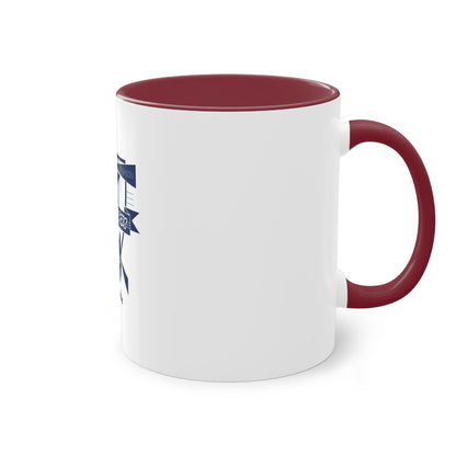 Bluestray Cat Crest Coffee Mug — Two-Tone 11oz
