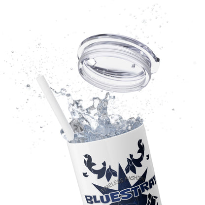 Bluestray Crab Skinny Tumbler — 20oz Stainless Travel Cup with Straw