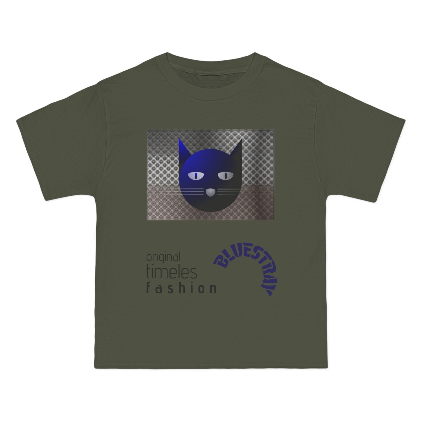 Bluestray Cat Graphic T-Shirt — 'BluesTown' Fashion Tee