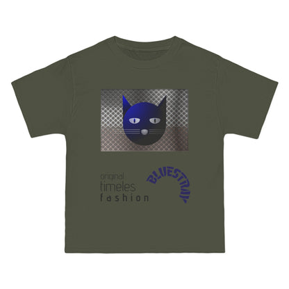 Bluestray Cat Graphic T-Shirt — 'BluesTown' Fashion Tee