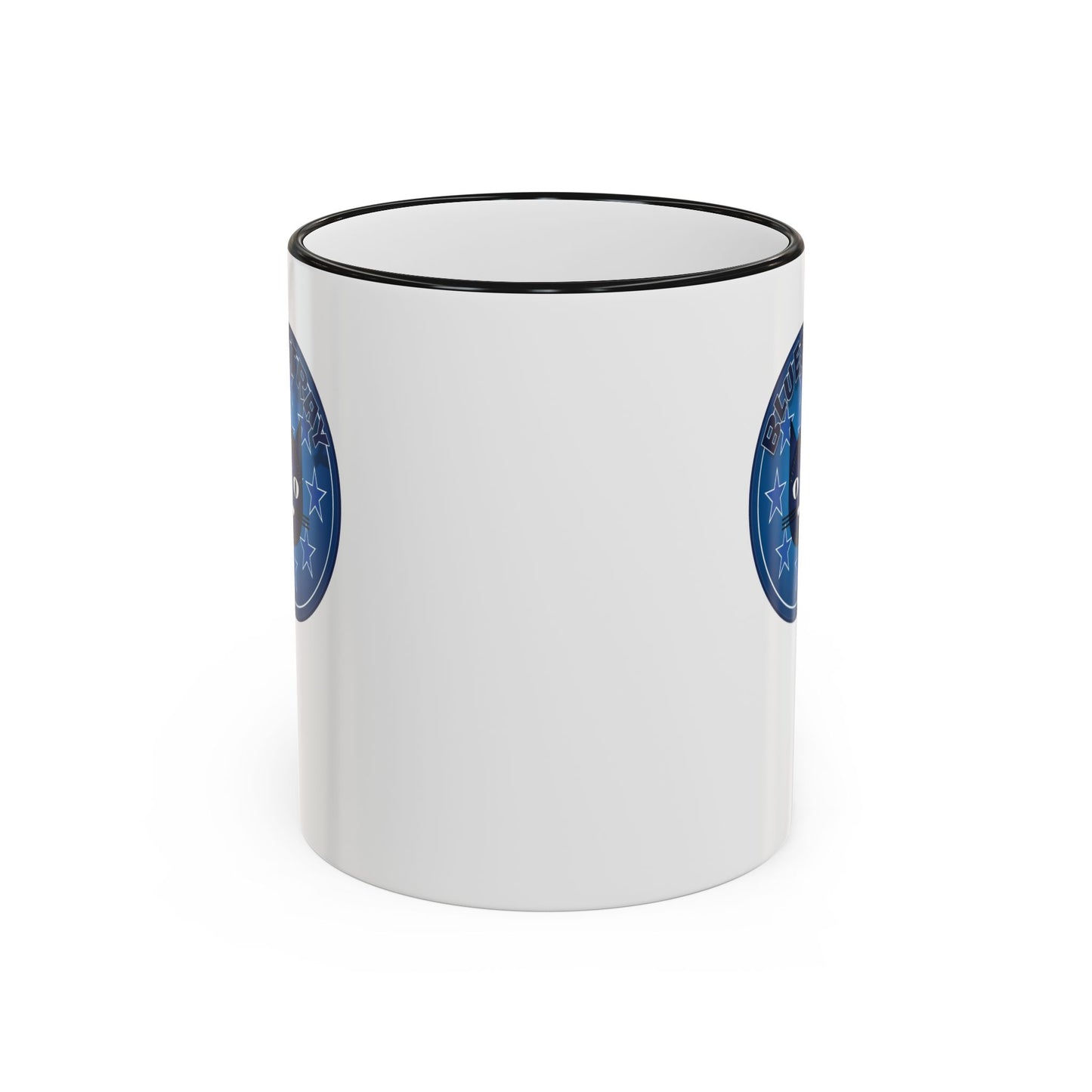 Bluestray Celtic Compass Accent Rim Mug — 11oz & 15oz Rustic Nautical Coffee Cup