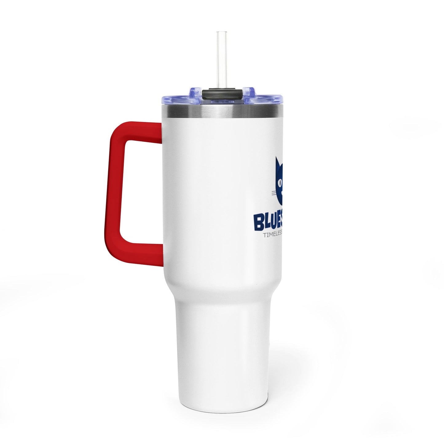 40oz Vacuum Tumbler — Bluestray Cat Logo Insulated Travel Mug