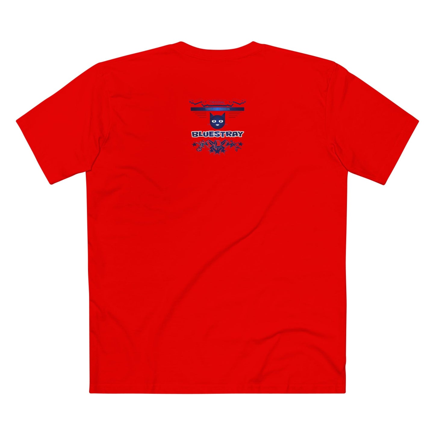 Bluestray Graphic Tee — Retro Cat Logo T-Shirt