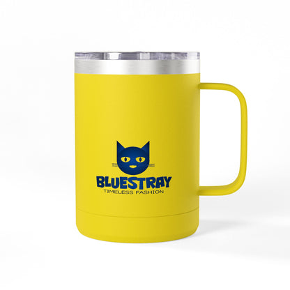15oz Insulated Mug — Bluestray Cat Logo Travel Tumbler