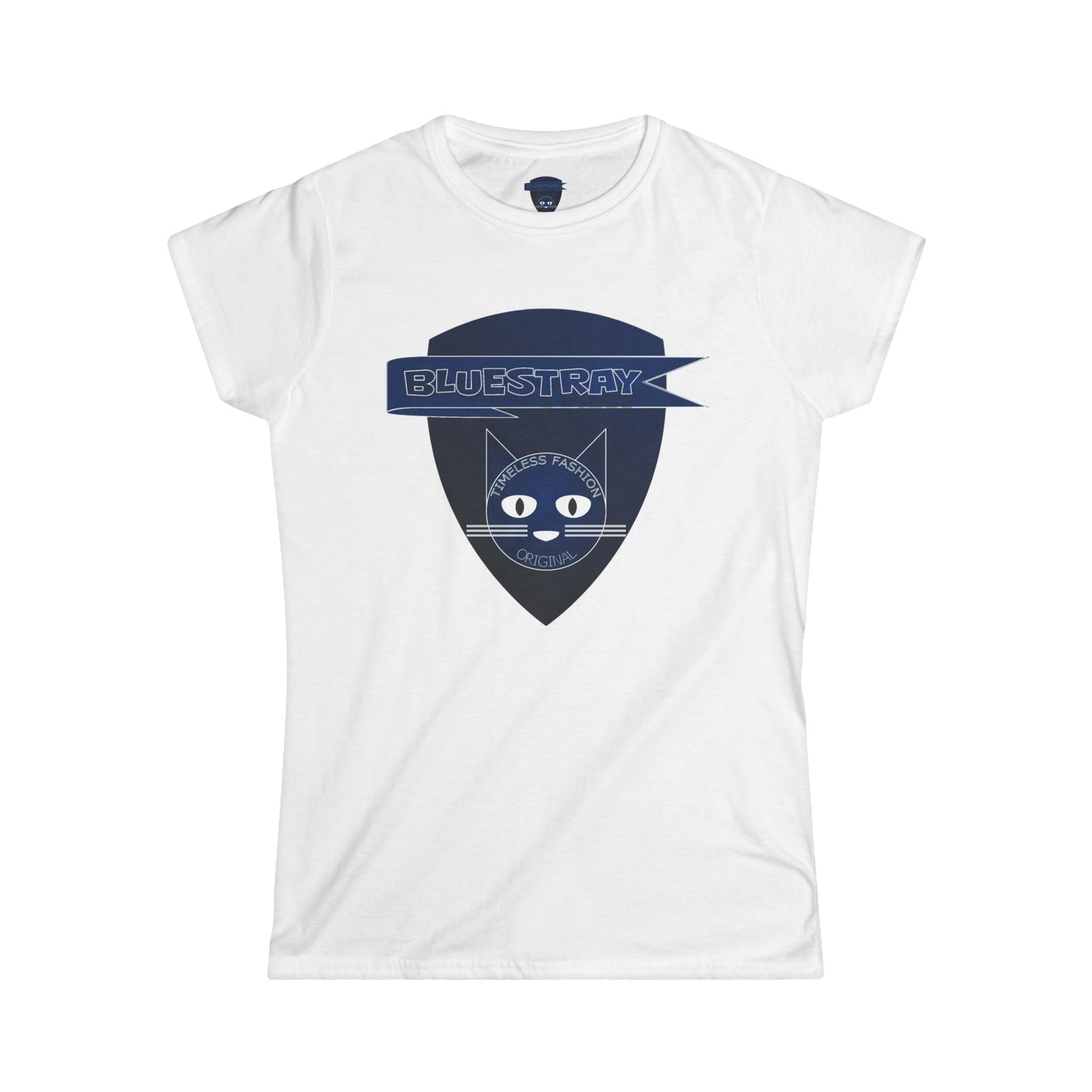 Bluestray Cat Logo Tee — Women's Graphic T-Shirt