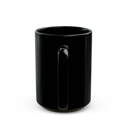 Black Ceramic Mug — ‘Bluestray Timeless Fashion’ Cat Logo (11oz & 15oz)
