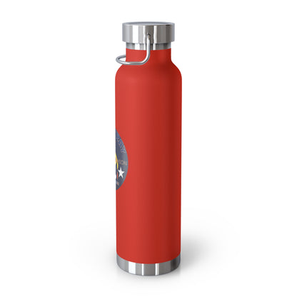 22oz Copper Bluestray Vacuum Bottle — Retro Campfire Logo Insulated Water Bottle