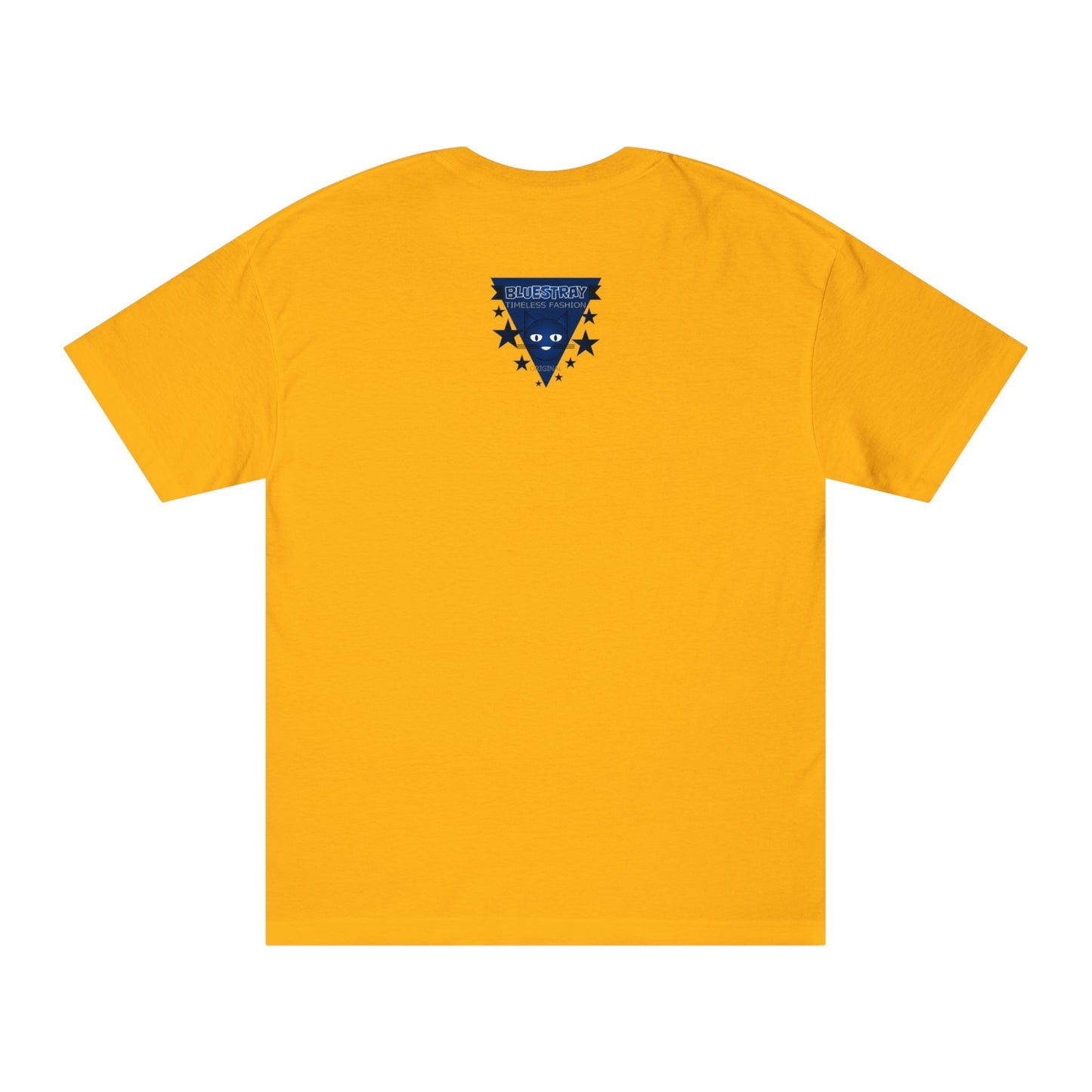 Bluestray Timeless Fashion Tee — Vintage Cat Triangle Logo T‑Shirt