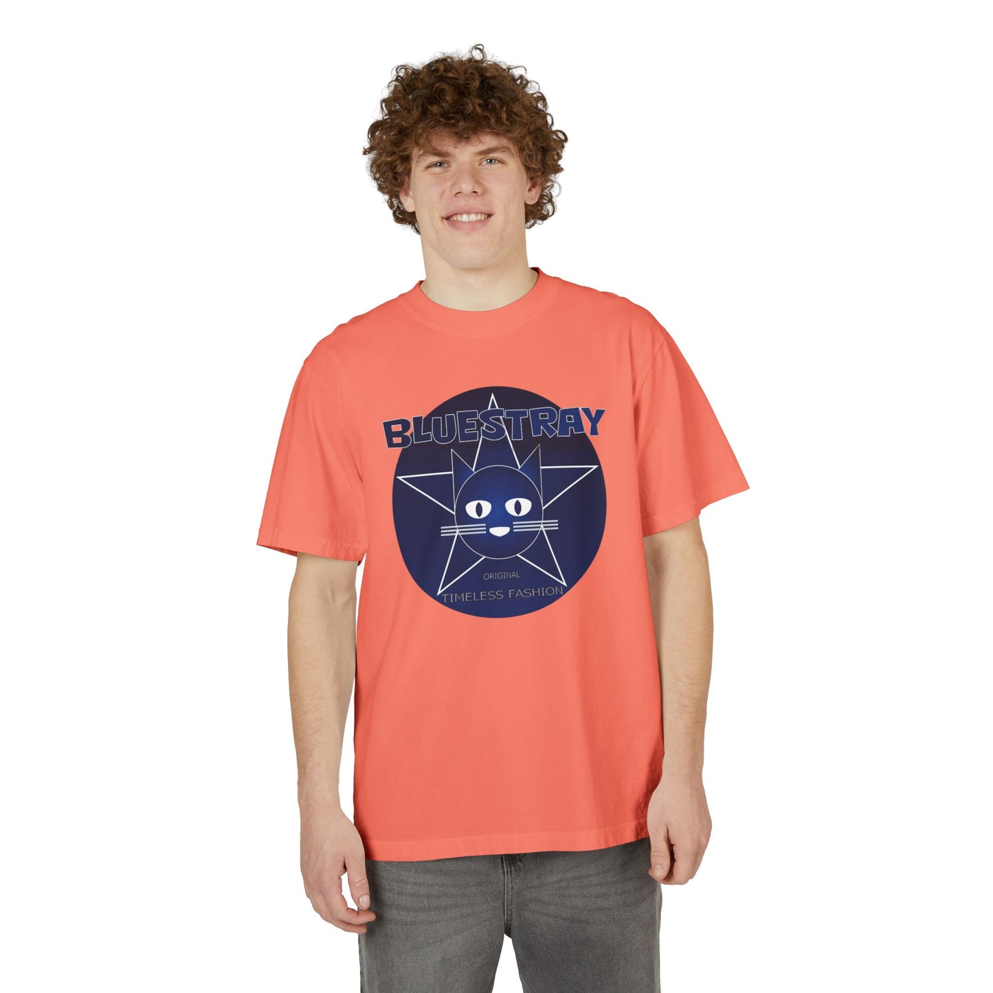 Bluestray Star Cat T-Shirt — Retro Graphic Tee