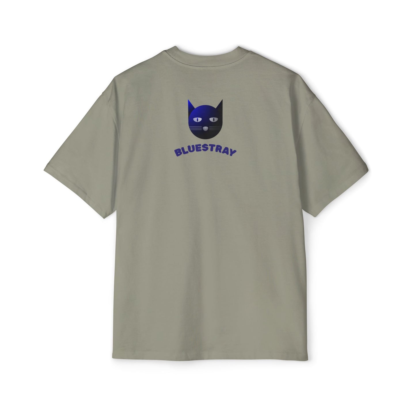 Bluestray Cat Tee — Graphic Men's Oversized T-Shirt