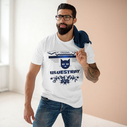 Bluestray Graphic Tee — Retro Cat Logo T-Shirt