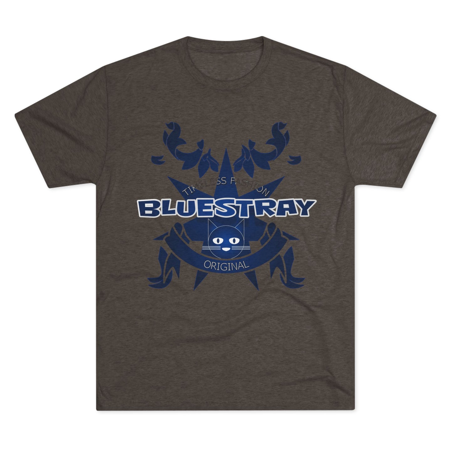 Bluestray Crab Graphic Tee — Nautical Cat Logo Short-Sleeve Shirt