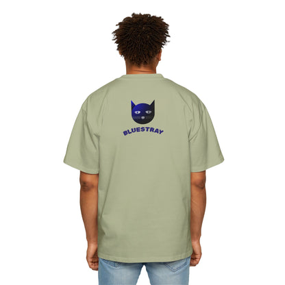 Bluestray Cat Tee — Graphic Men's Oversized T-Shirt