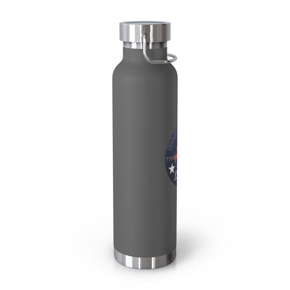 22oz Copper Bluestray Vacuum Bottle — Retro Campfire Logo Insulated Water Bottle