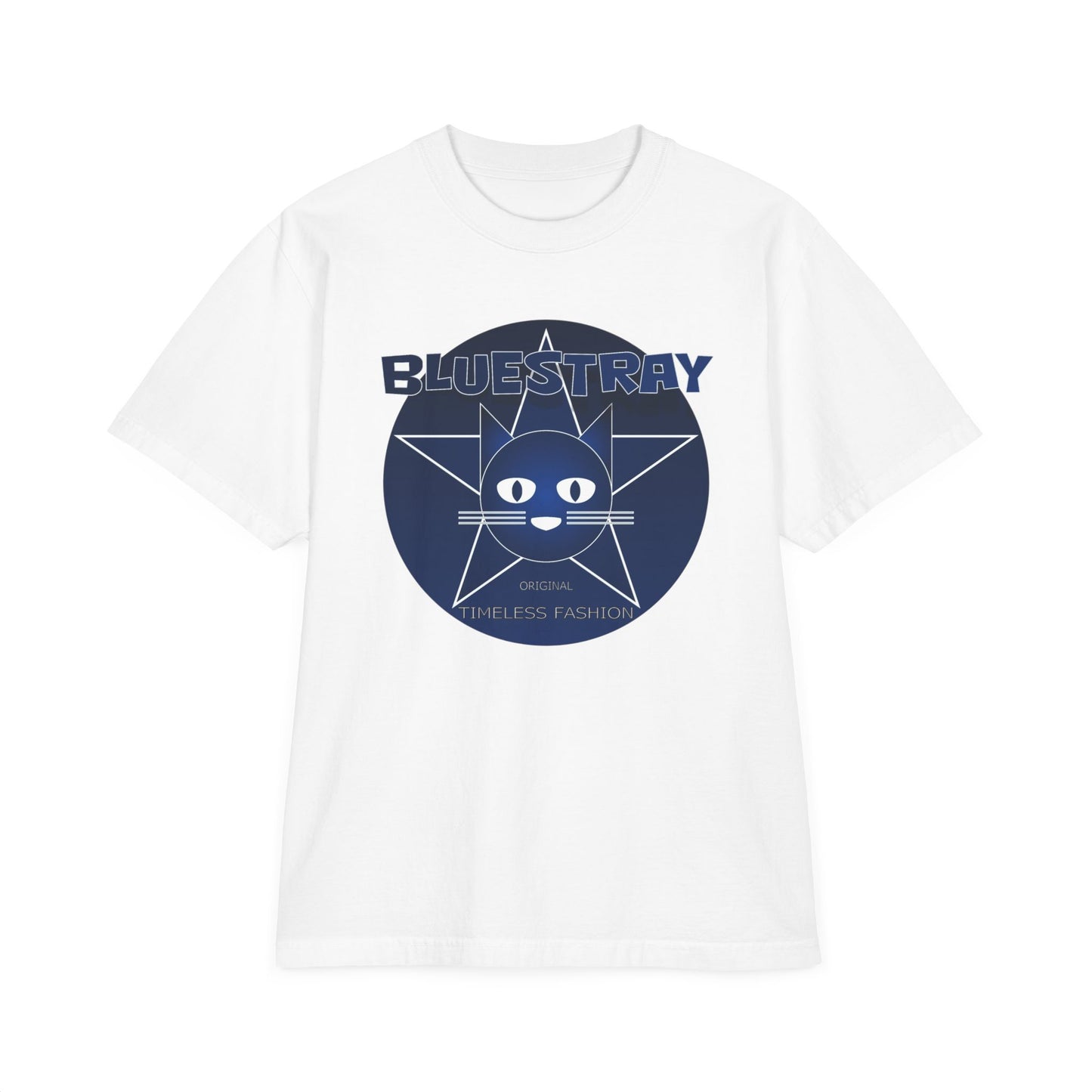 Bluestray Star Cat T-Shirt — Retro Graphic Tee