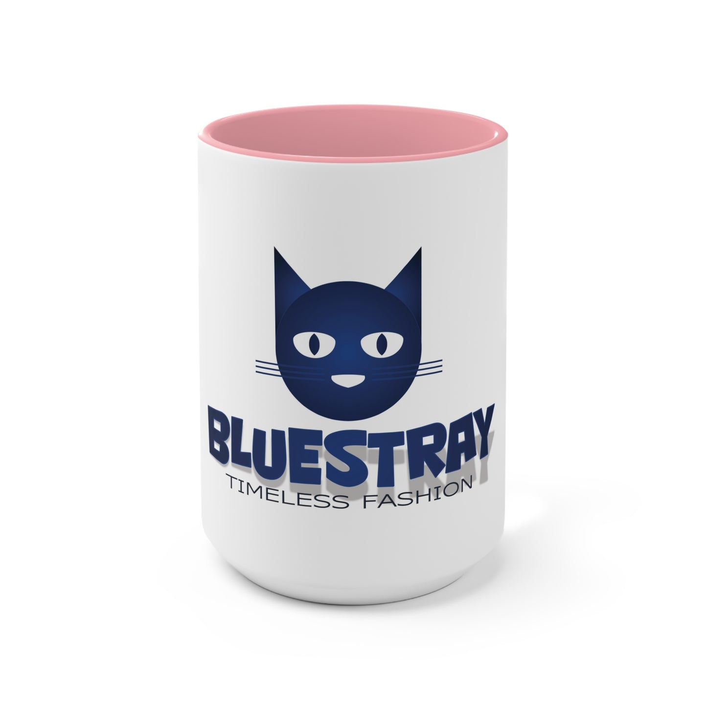 Accent Mug — Bluestray Cat Logo Coffee Cup