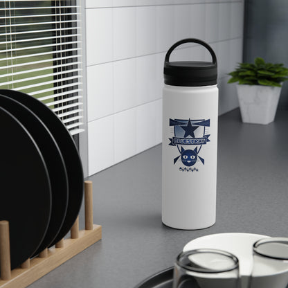 Bluestray Star Cat Stainless Steel Water Bottle — Insulated Travel Bottle with Handle Lid