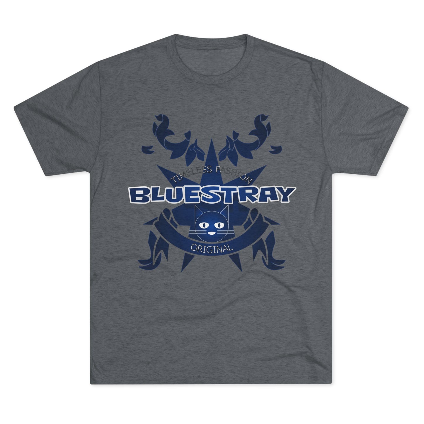 Bluestray Crab Graphic Tee — Nautical Cat Logo Short-Sleeve Shirt