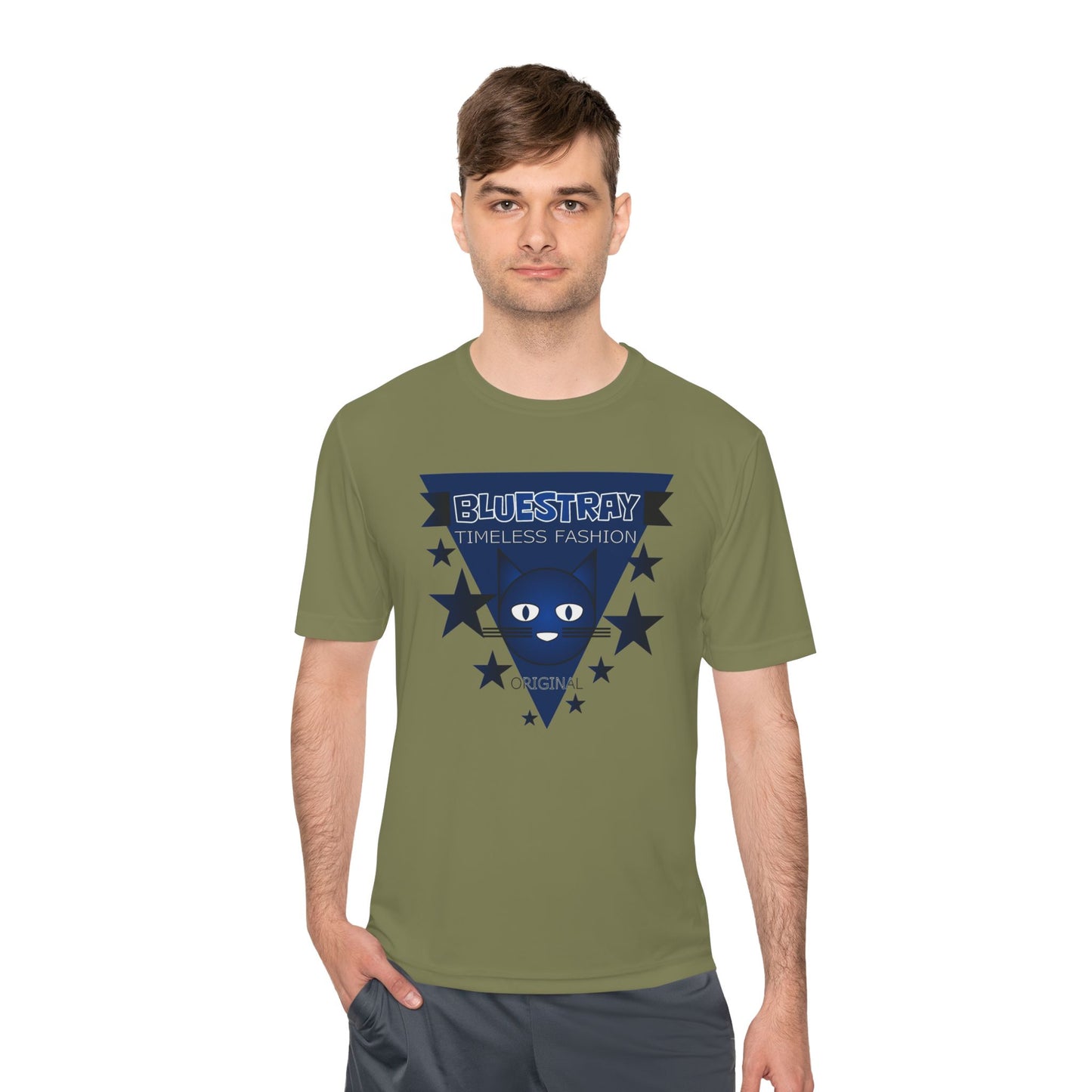 Bluestray Timeless Fashion Tee — Retro Triangle Star Graphic
