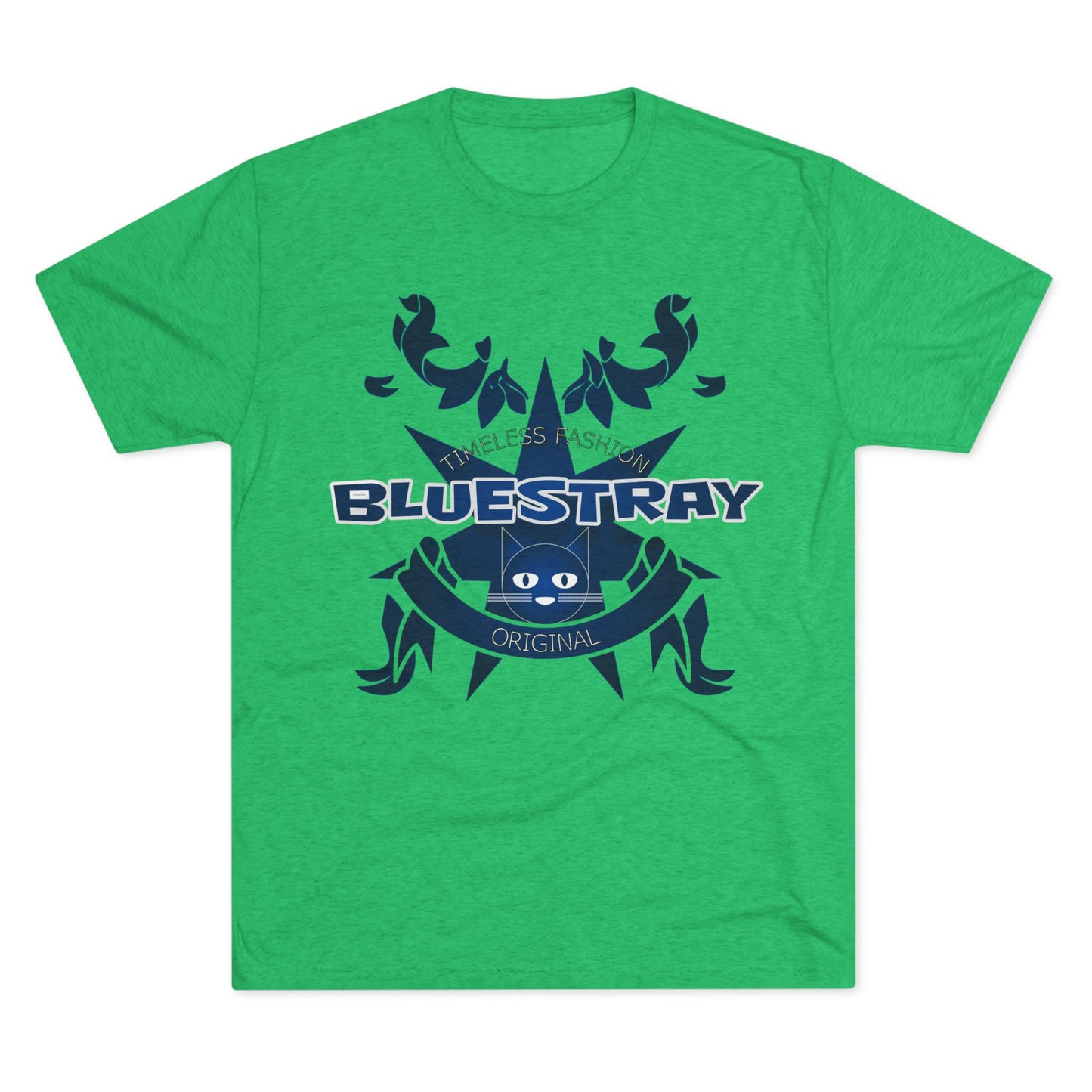 Bluestray Crab Graphic Tee — Nautical Cat Logo Short-Sleeve Shirt
