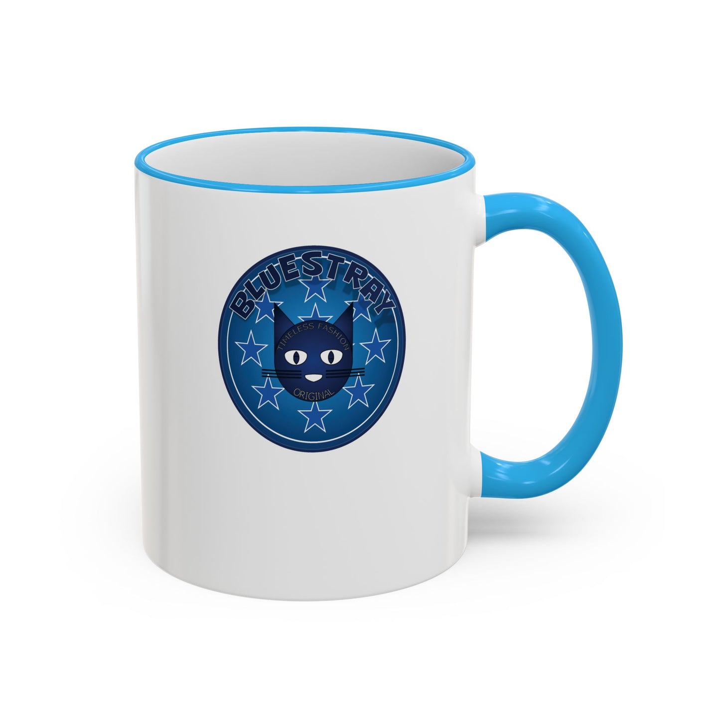 Bluestray Celtic Compass Accent Rim Mug — 11oz & 15oz Rustic Nautical Coffee Cup
