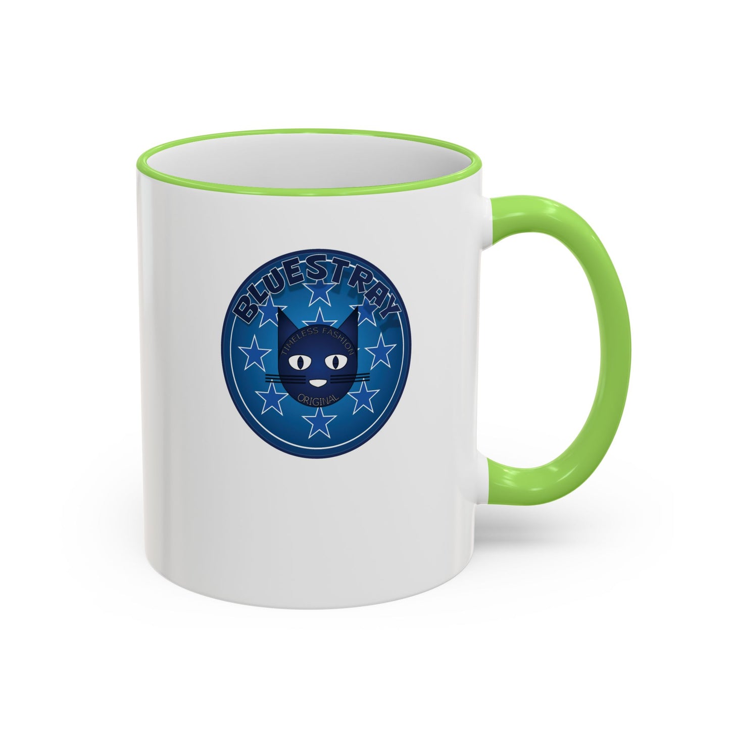 Bluestray Celtic Compass Accent Rim Mug — 11oz & 15oz Rustic Nautical Coffee Cup