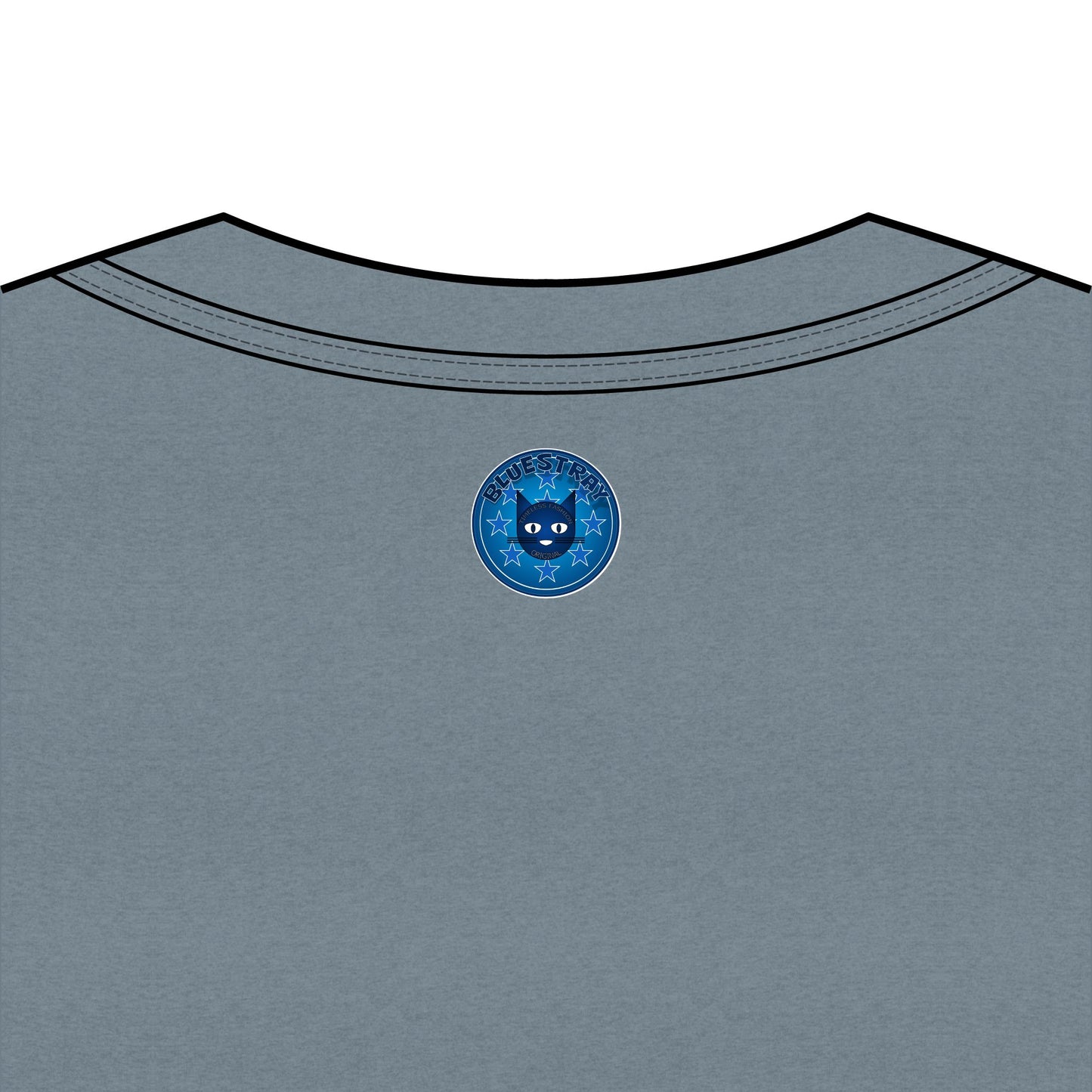 Bluestray Cat V-Neck Tee — Women's Graphic Cat Shirt