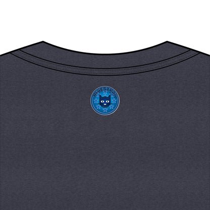 Bluestray Cat V-Neck Tee — Women's Graphic Cat Shirt