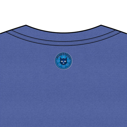 Bluestray Cat V-Neck Tee — Women's Graphic Cat Shirt
