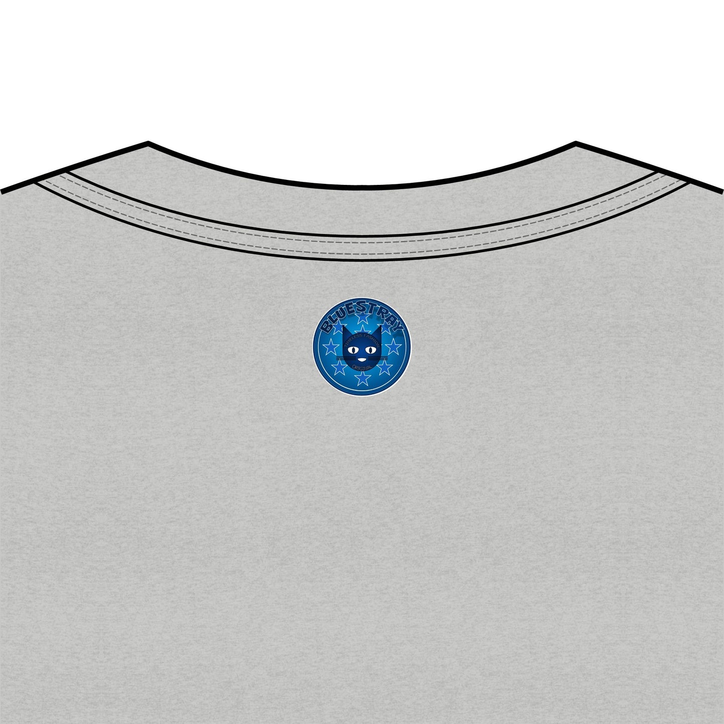Bluestray Cat V-Neck Tee — Women's Graphic Cat Shirt