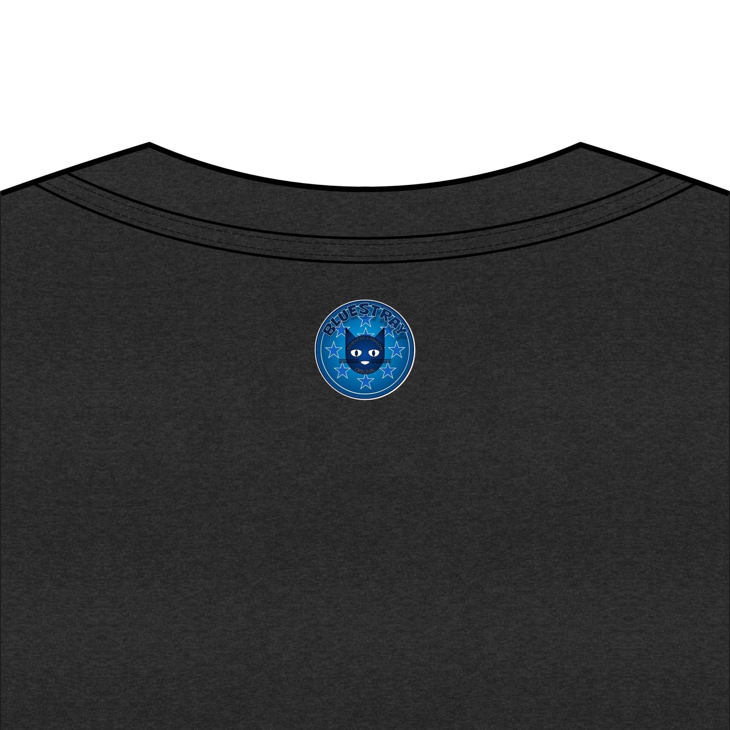 Bluestray Cat V-Neck Tee — Women's Graphic Cat Shirt