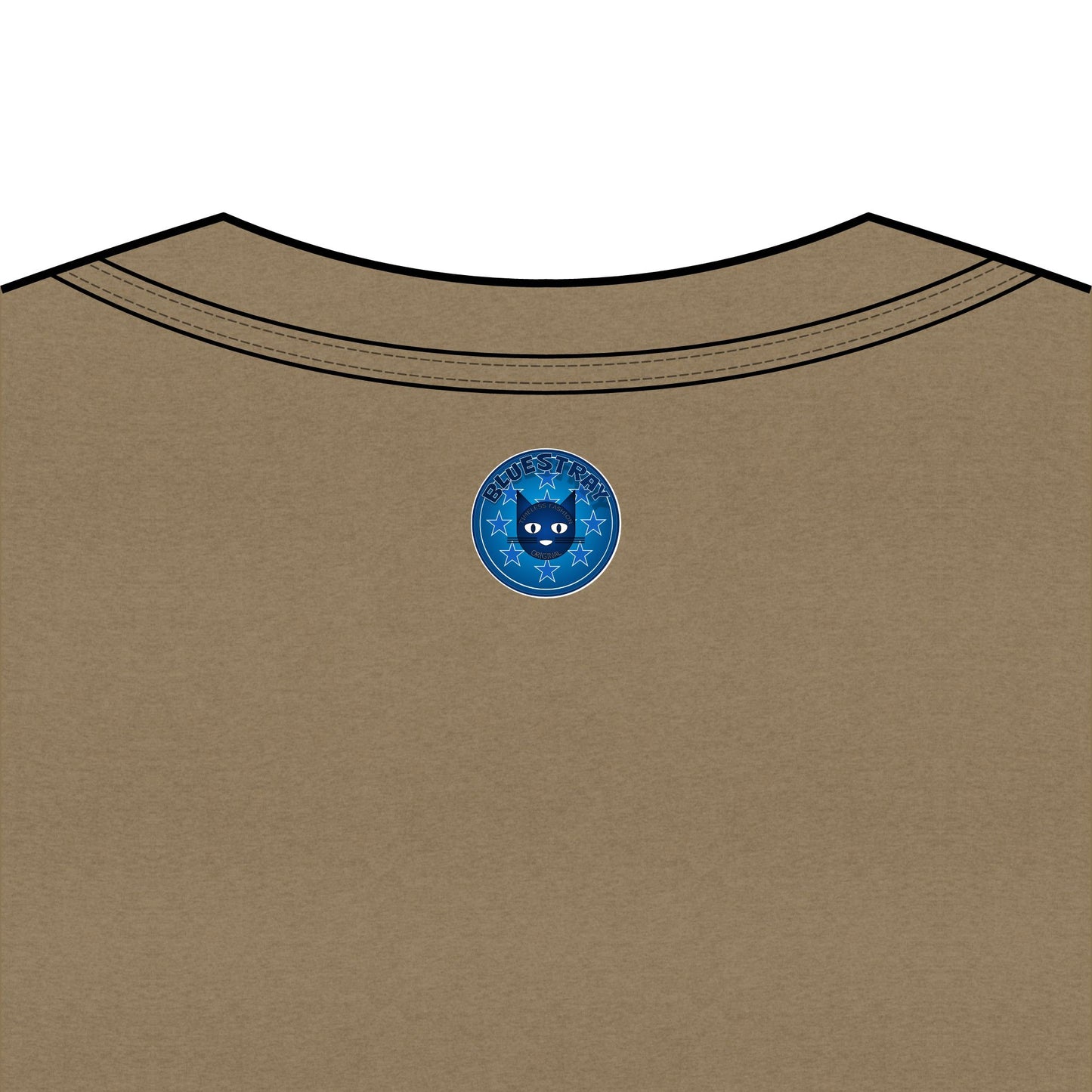 Bluestray Cat V-Neck Tee — Women's Graphic Cat Shirt