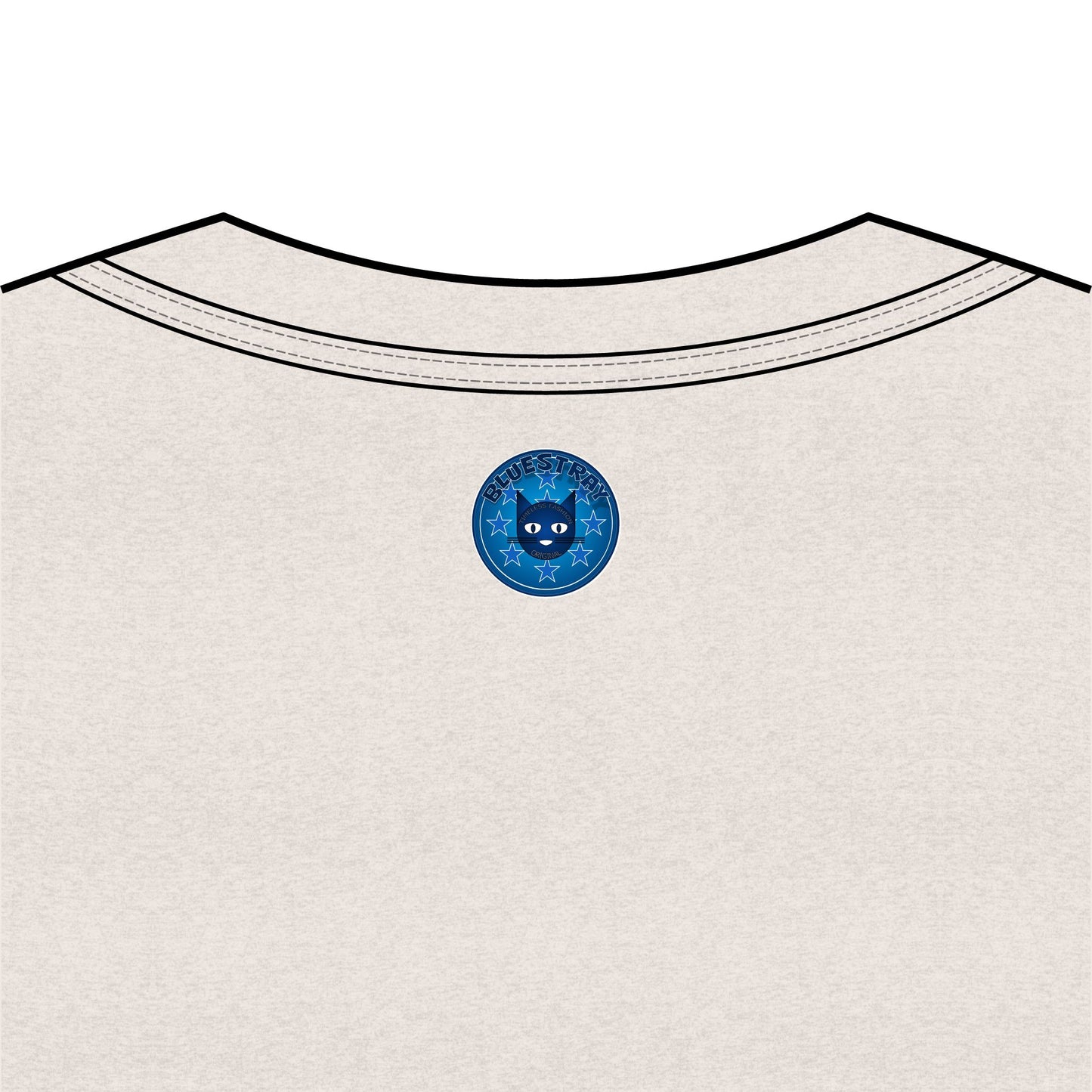 Bluestray Cat V-Neck Tee — Women's Graphic Cat Shirt