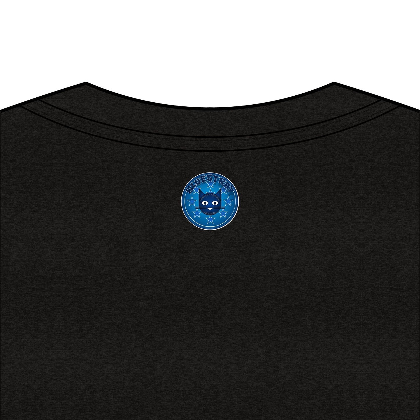 Bluestray Cat V-Neck Tee — Women's Graphic Cat Shirt
