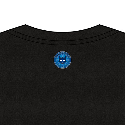 Bluestray Cat V-Neck Tee — Women's Graphic Cat Shirt