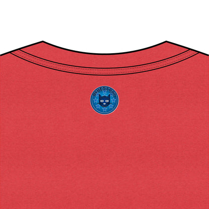 Bluestray Cat V-Neck Tee — Women's Graphic Cat Shirt
